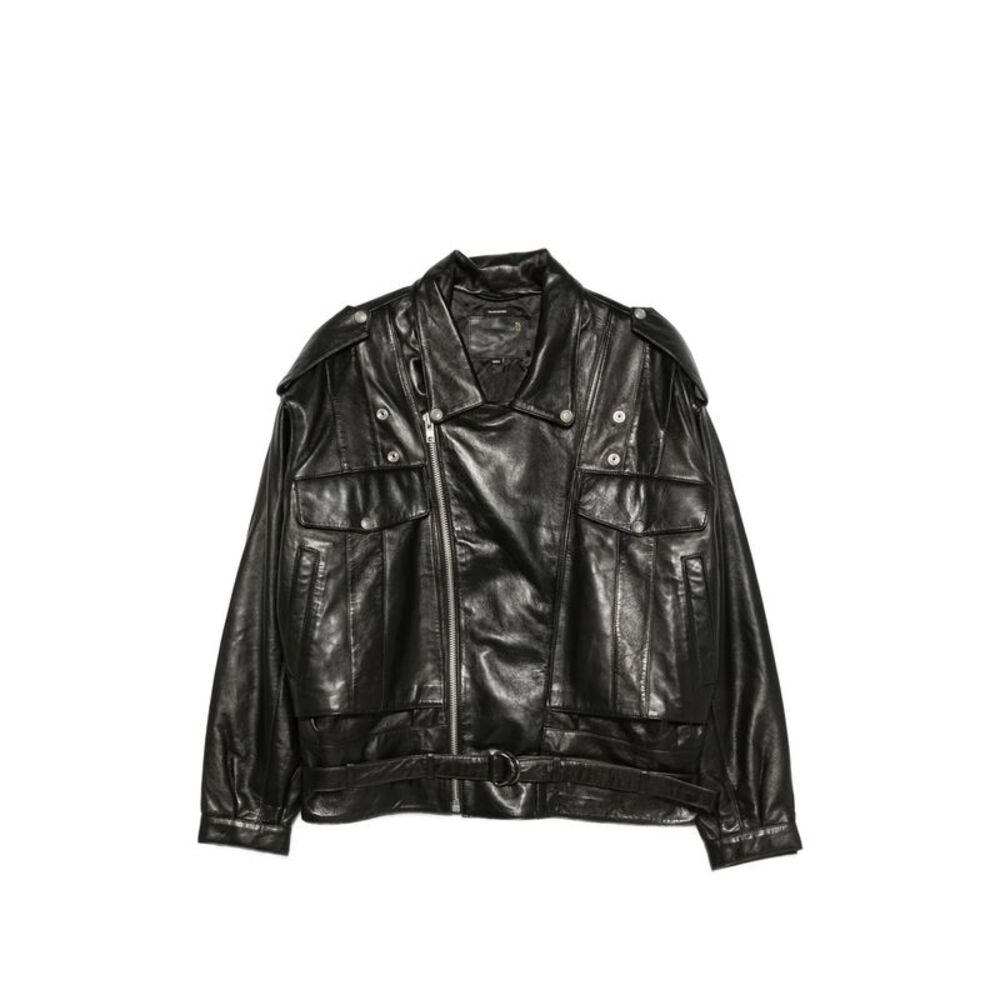 R13 Black Jackets - Biker Jackets Women